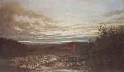 WC Piguenit A winter-s evening,Lane Cove oil painting